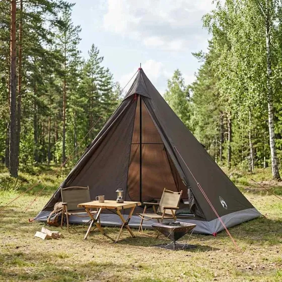 vidaXL Backpacking Telt 2-personer Brun/grå