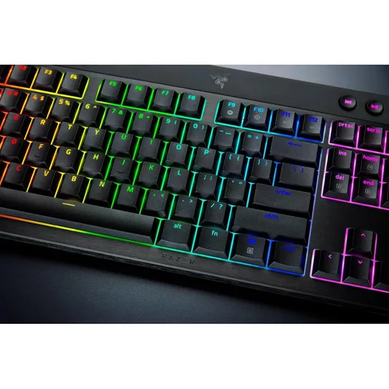 Razer BlackWidow V4 Low-Profile HyperSpeed - Sort - Trådløst Gaming Tastatur