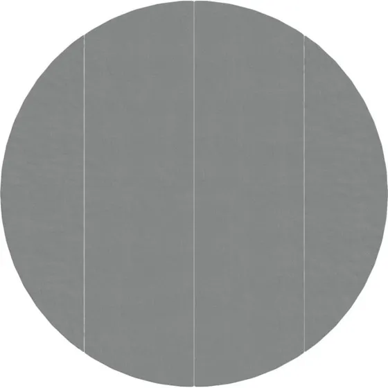 vidaXL Poolunderlag Ø458 cm lysegrå polyester-geotekstil