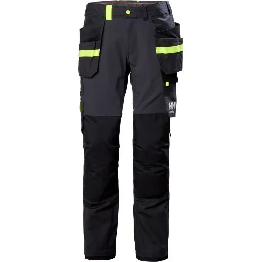 Helly Hansen Oxford Håndværkerbukser 4-vejs stretch, mørkegrå/sort, C156