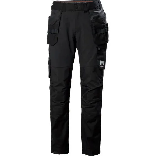 Helly Hansen Oxford Håndværkerbukser 4-vejs Stretch, Sort, C60