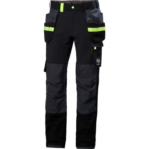 Helly Hansen Oxford Håndværkerbukser 4-vejs stretch, sort/mørkegrå, C64
