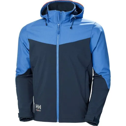 Helly Hansen Oxford Softshell Jakke, marineblå/lysblå, 2XL