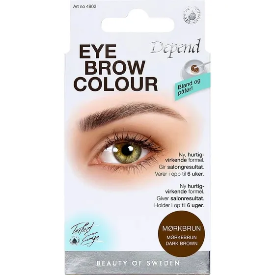Depend Cosmetic PE Eyebrow Colour Dark Brown 15ml