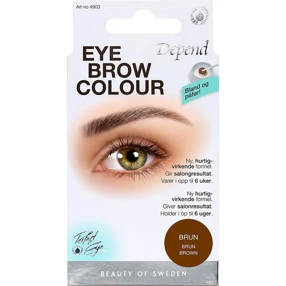 Depend Cosmetic PE Øjenbrynsfarve - Brun