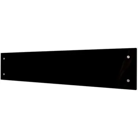 Glamox H60 L el-radiator 1000W, sort, 15 m²