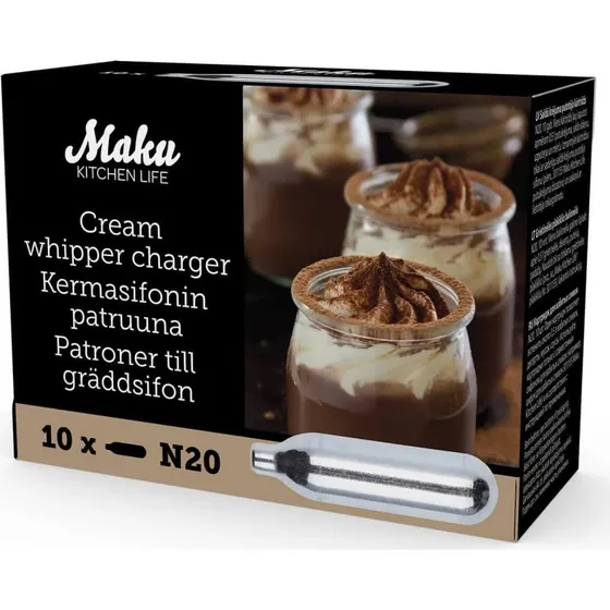 Maku N20 Patroner til Sifonflaske, 10 stk
