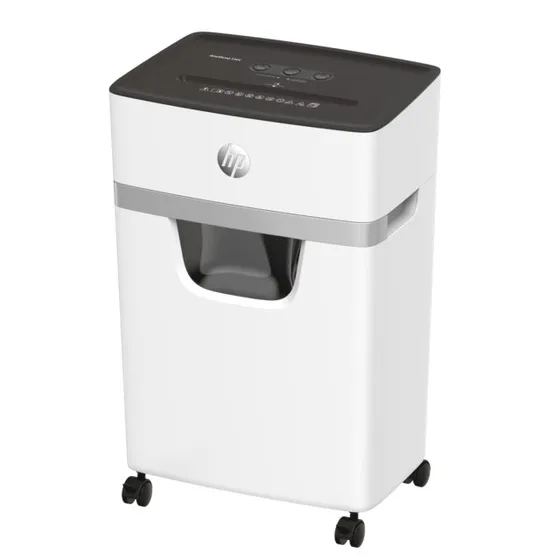 HP OneShred 15CC Makulator, Krydssnit 4×35 mm, P-4, 20 l, Hvid/Grå