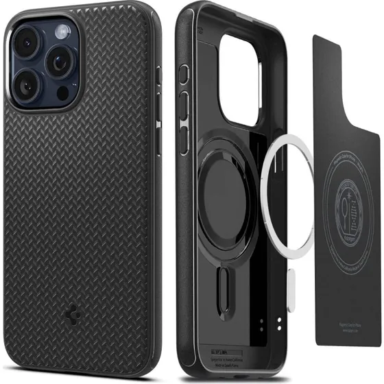 Spigen Mag Armor MagSafe - Matte Black - iPhone 15 Pro