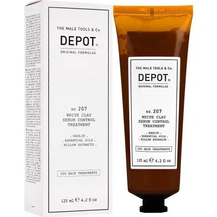 Depot No. 207 Hvid Ler Talgkontrol 125 ml
