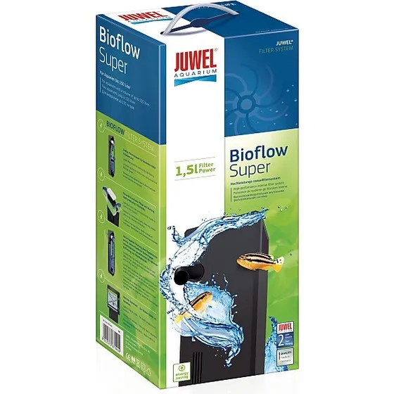 Juwel Bioflow Super akvariefilter 150 L, filtervolumen 1,25 L