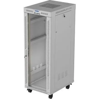 Lanberg FF01-6832-12SL 32U 19" rackskab grå glasdør