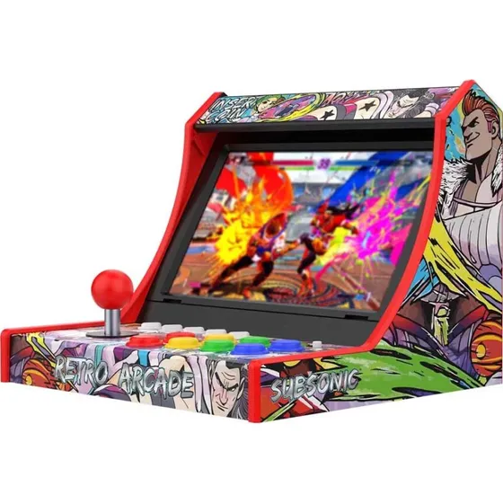 Subsonic Mini Retro Arcade – Wired Arcade Stick til Switch & Switch 2