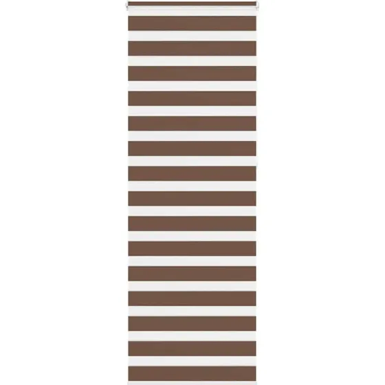 vidaXL Zebragardin brun 90x230 cm, stofbredde 85,9 cm