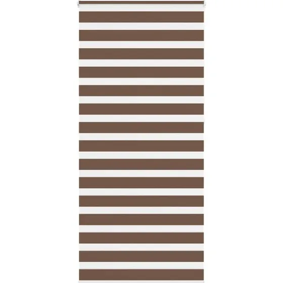 vidaXL Zebragardin Brun 95x230 cm, 100% Polyester