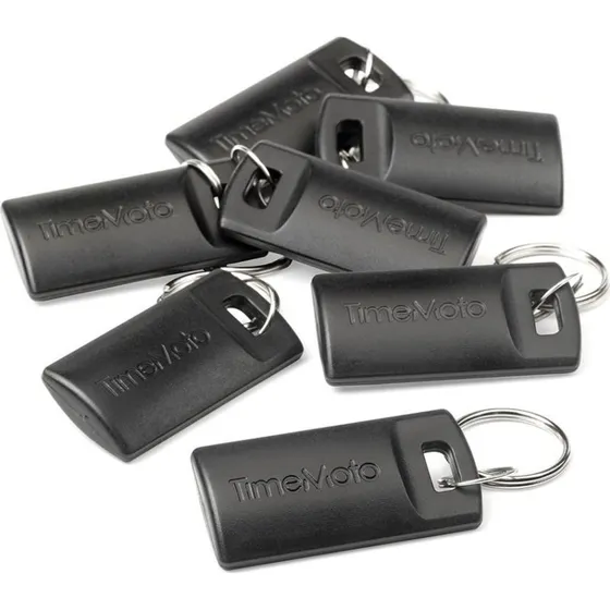 Safescan TimeMoto RF-110 RFID-nøgletag, sort, 25 stk.