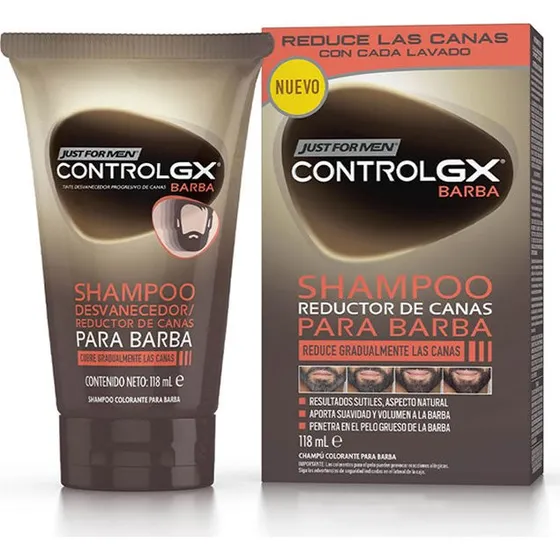 Just For Men Control Gx Barbe Grey Hair Reducer 118ml
