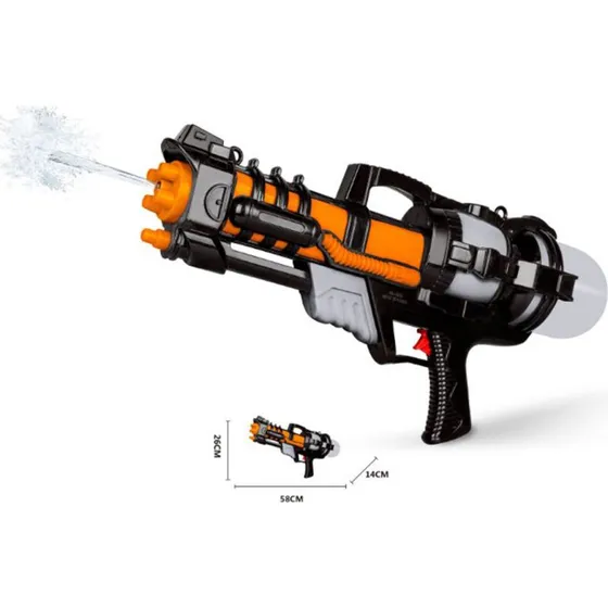 GA-Toys Vandgevær 58 cm Sort/Orange 1080 ml