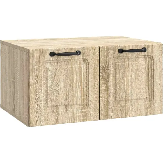 vidaXL Væghængt TV-skab Sonoma-eg 59,5 x 41 x 30 cm Træ