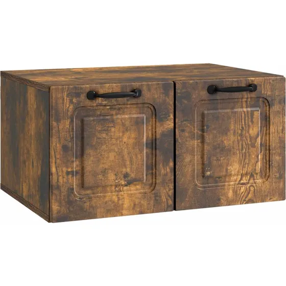 vidaXL Væghængt TV-skab Røget Eg 59,5 x 41 x 30 cm