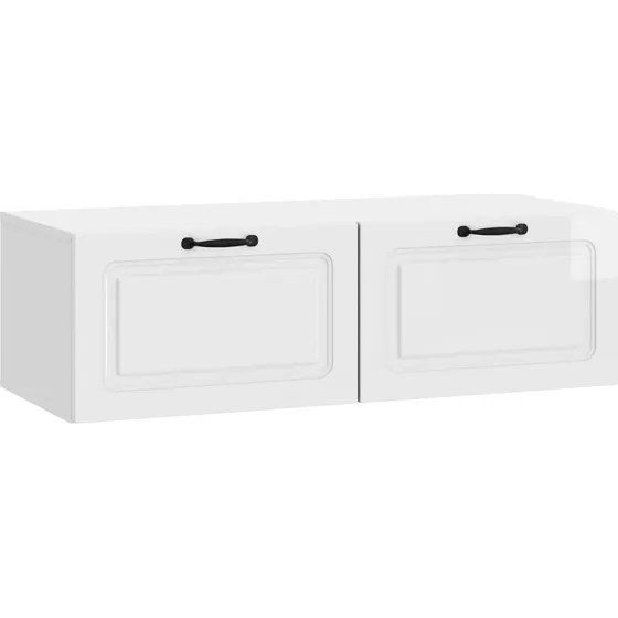 vidaXL Væghængt TV-skab Hvid højglans 98 x 41 x 30 cm