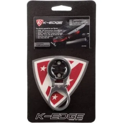 K-Edge Frempindsbeslag til Garmin/Wahoo (MTB, just./fast) – Sort