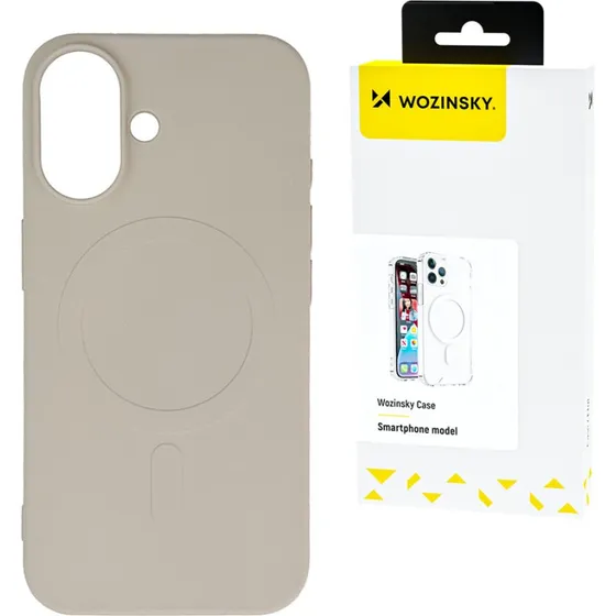 Wozinsky Silikone Magsafe Cover til Samsung Galaxy S25+ - Beige