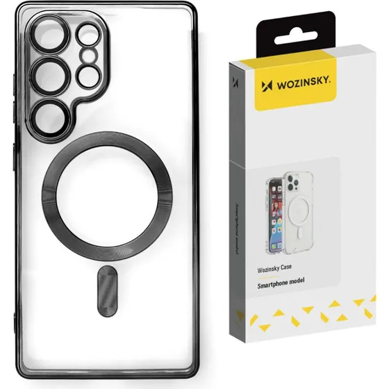 Wozinsky Electroplated MagSafe Cover til Samsung Galaxy S25+ - Sort
