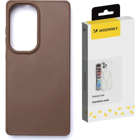 Wozinsky Carbon Fiber MagSafe Cover til Samsung Galaxy S25, Brun