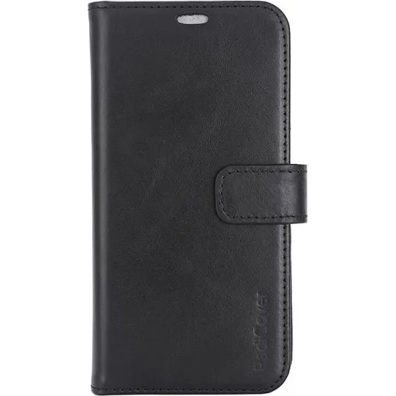 Radicover 2in1 Strålingsbeskyttende Lædercover Sort for iPhone 16
