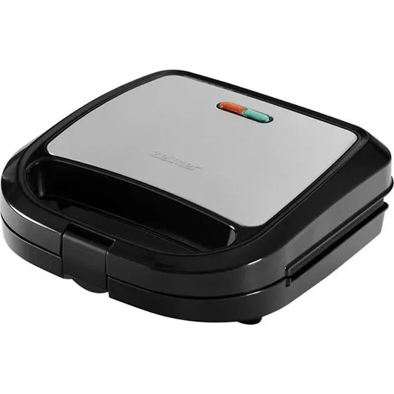 Zelmer ZSM7710 Smørrebrødssandwichmaker, 750 W, sort/sølv