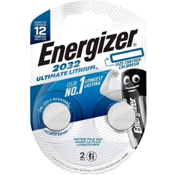 Energizer Ultimate Lithium CR2032 2-pak