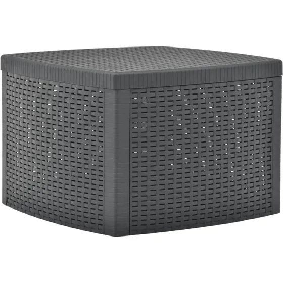 vidaXL Sidebord 54 x 54 x 36,5 cm antracitgrå
