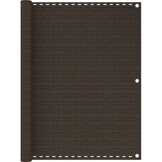 vidaXL altanafskærmning 120x600 cm HDPE brun