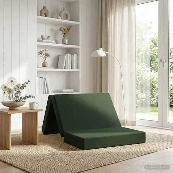 vidaXL Samlebar Sofa Seng 90x67x45 cm Mørkegrøn