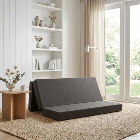 vidaXL Samlebar Sofa Seng 200 x 67 x 45 cm Mørkegrå