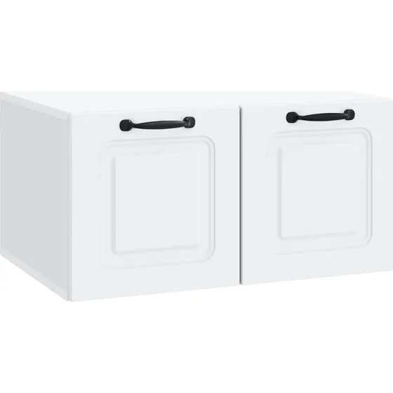 vidaXL Væghængt TV-skab Hvid 59,5 x 41 x 30 cm Træ
