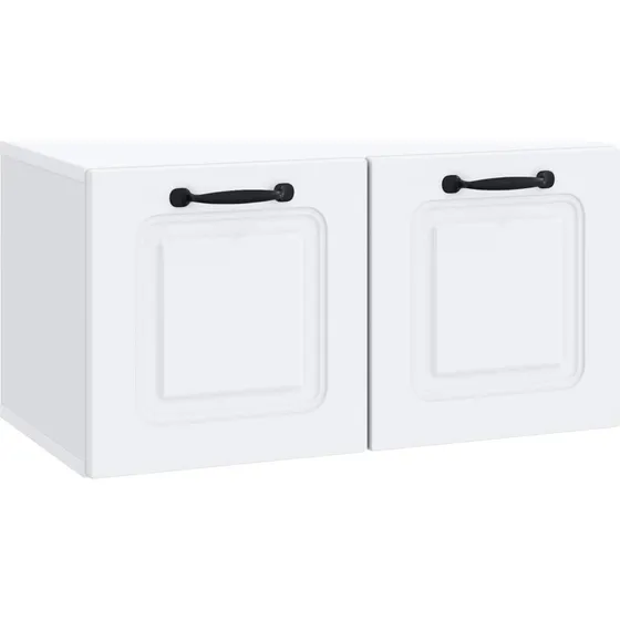 vidaXL Væghængt TV-skab Hvid 59,5 x 31 x 30 cm Træ