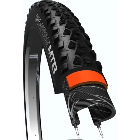 BikePartner NoPssss MTB-dæk 26x2,10 3 mm punkteringsbeskyttelse