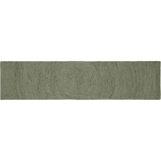 vidaXL Områdetæppe Olivengrøn 60 x 300 cm Jute