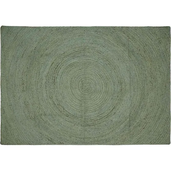 vidaXL Områdetæppe Olivengrøn 160 x 230 cm Jute