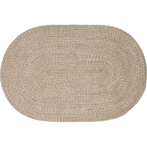 vidaXL Hvid Jute Områdetæppe 100 x 152 cm