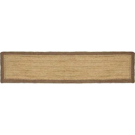 vidaXL Områdetæppe Grå 60 x 250 cm Jute