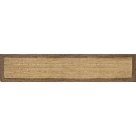 vidaXL Områdetæppe Grå 60 x 400 cm Jute