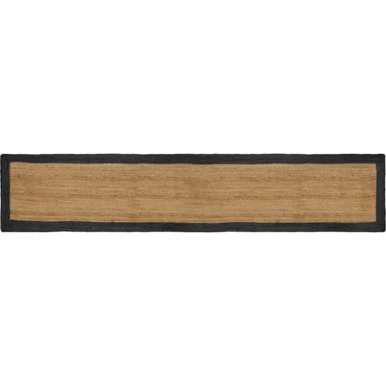 vidaXL Områdetæppe Mørkegrå 60 x 400 cm Jute