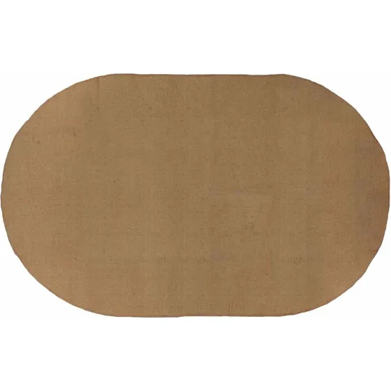 vidaXL Områdetæppe 152 x 245 cm Naturfarvet Jute