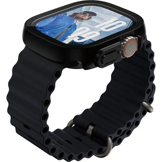 PanzerGlass Snappie Full Body Slim Sort til Apple Watch Ultra 2