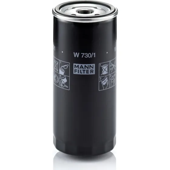 MANN-FILTER W 730/1 Oliefilter til AUDI 80 B4