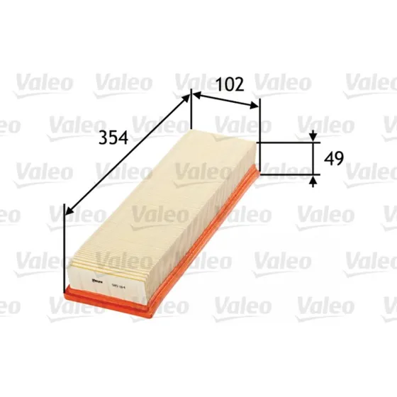 VALEO Luftfilter 585114 til CITROËN & PEUGEOT
