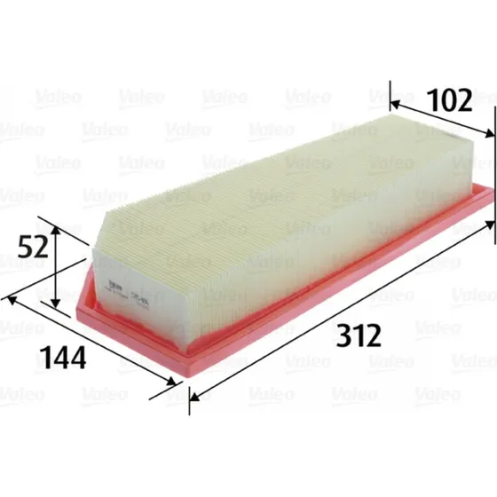 VALEO Luftfilter 585486 til MERCEDES-BENZ